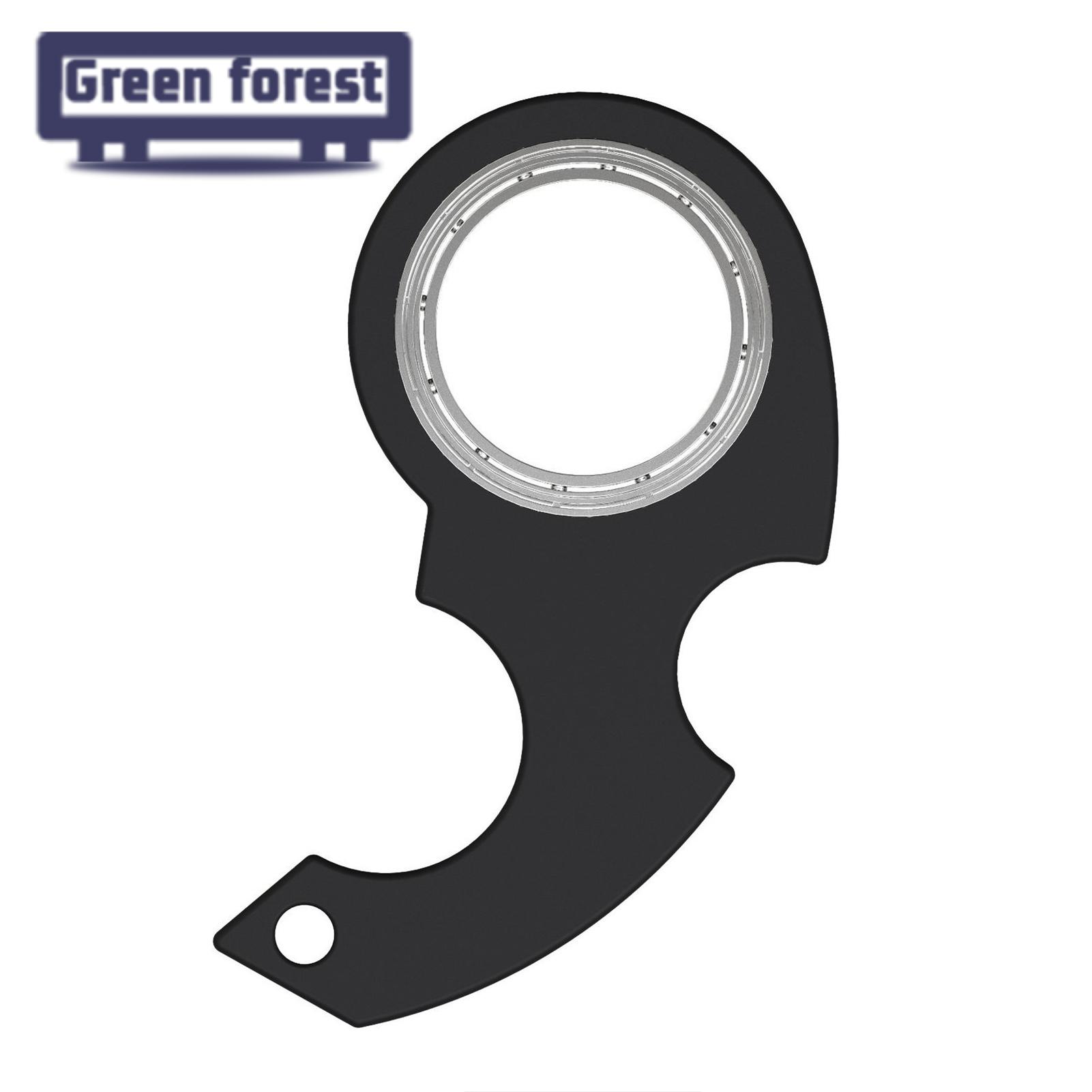 (New) green Foret fingertip Pinner creative fidget keychain Tre relief toy. 