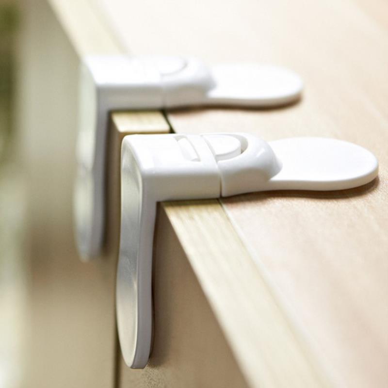 (New)Children Baby Kid safety Cabinet By Fridge Drawer Cupboard Lock Latch WM Nicle. 