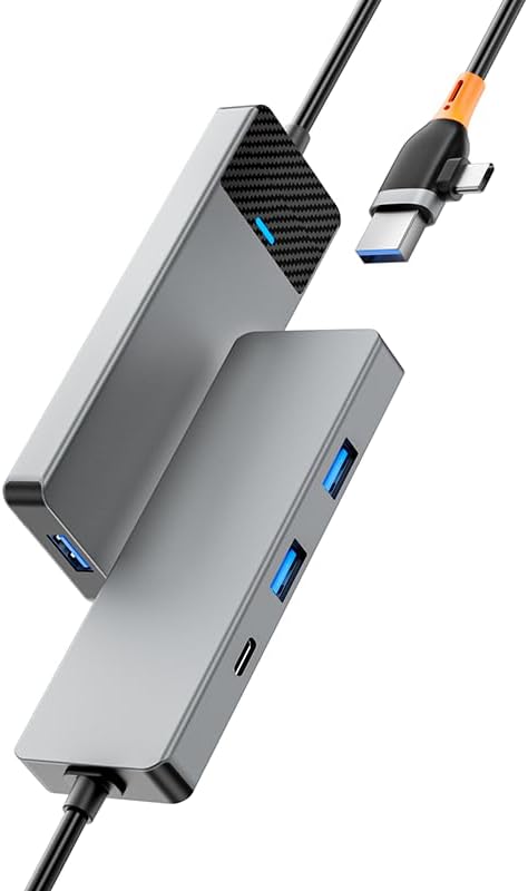 WiWU Linker 4 in 1 USB-A&C Hub (A431C). 