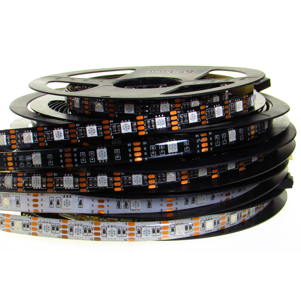 5 V Volt USB LED Strip Light RGB Not Waterproof SMD 5050 5V Led Light USB Tape TV Backlight 50CM - 5M With Remote Controller. 