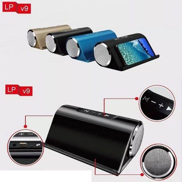 LP V9A Wireless Bluetooth Portable Speaker Super Bass with Stand Phone. 