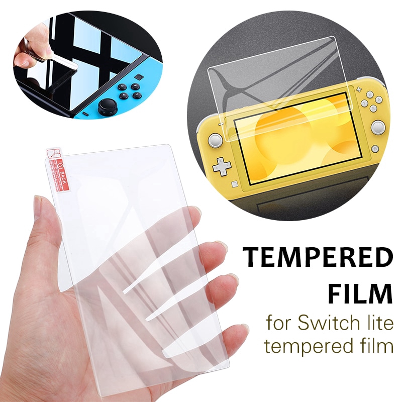 9H+ Nintendo Switch Lite Screen Protector Bubble Free Tempered Glass Screen Protector. 