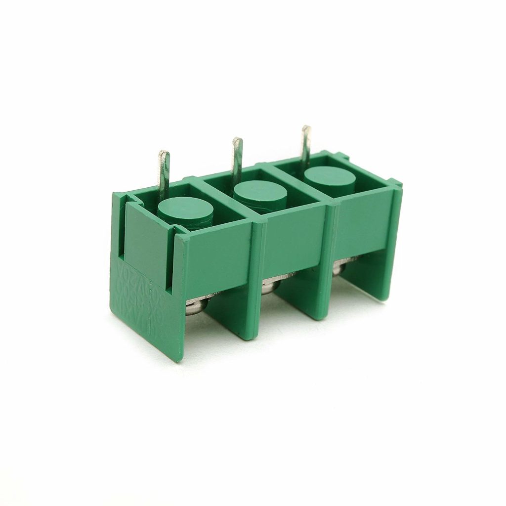 3Pcs- 3Pin 8.5mm GREEN Color 3 Pin Plug-In PCB Mount Straight Screws Terminal Block Connector 8.5mm Pitch Socket Strips For Arduino Cables Connectors Electronics Circuitry & Parts. 
