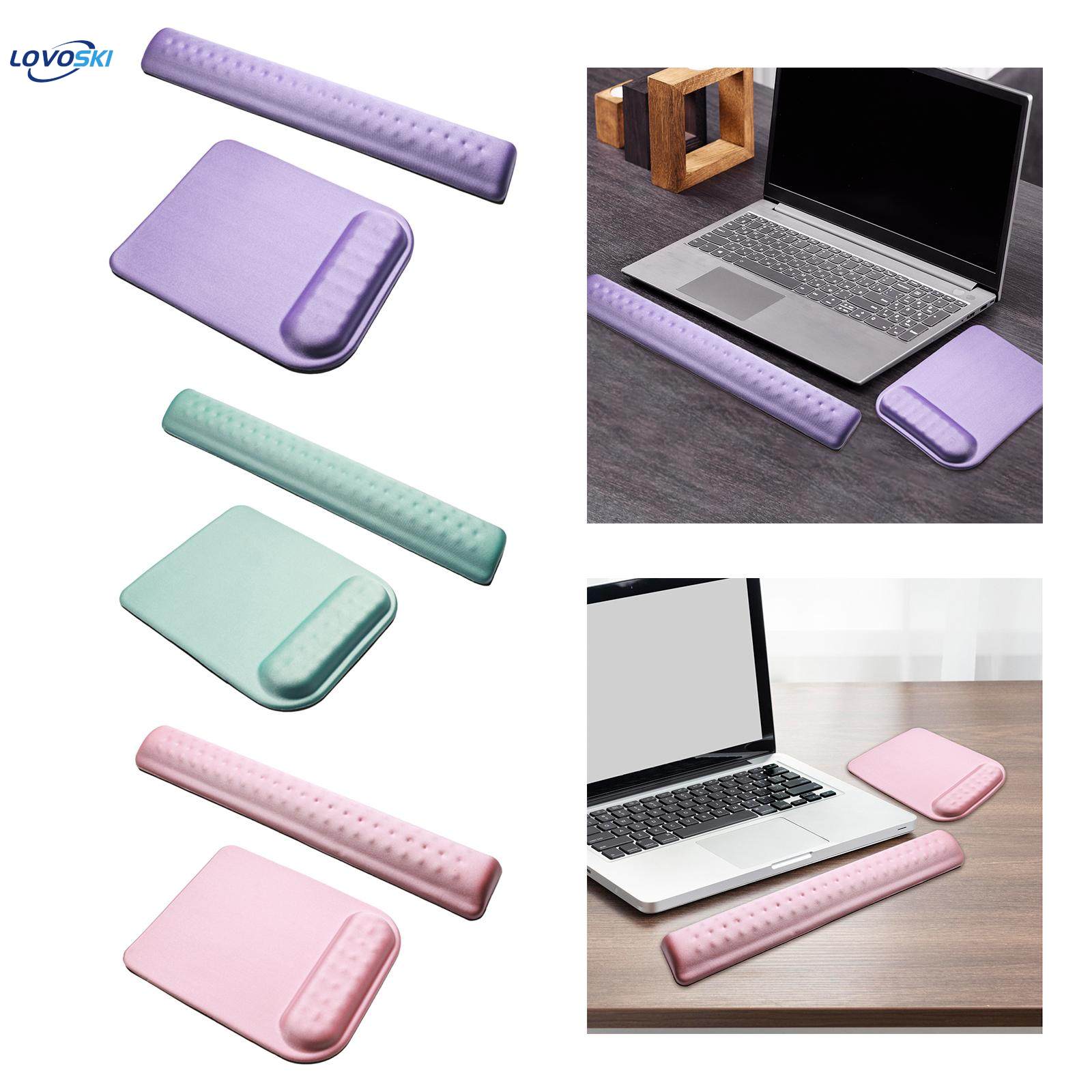 Keyboard Mouse Pad Wrist Support Keyboard Wrist Rest for Laptop Desk Office. 