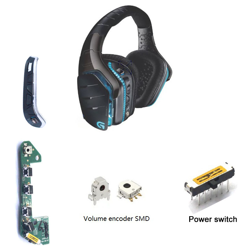 Headset Power Switchvolume Button For G933 G935 G633 G635 Artemis