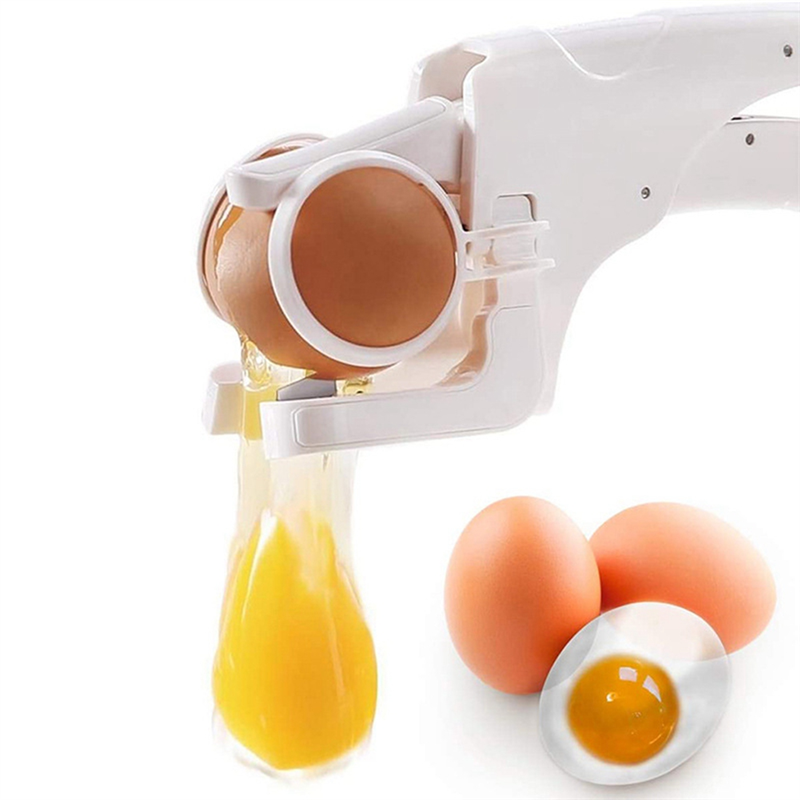 Egg Shell Cracker Handheld Plastic Egg Breaker Egg Opener Kitchen Gadget Tool 4PCS. 