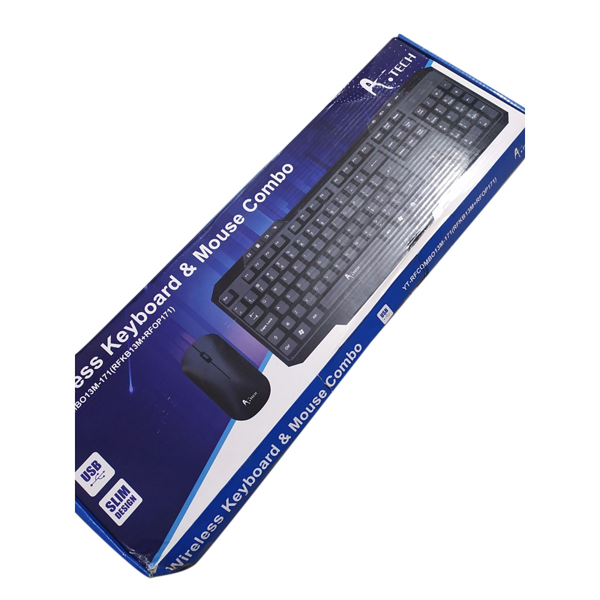 Wireless Keyboard & Mouse Combo A.Tech YT-RFCOMBO13M-171