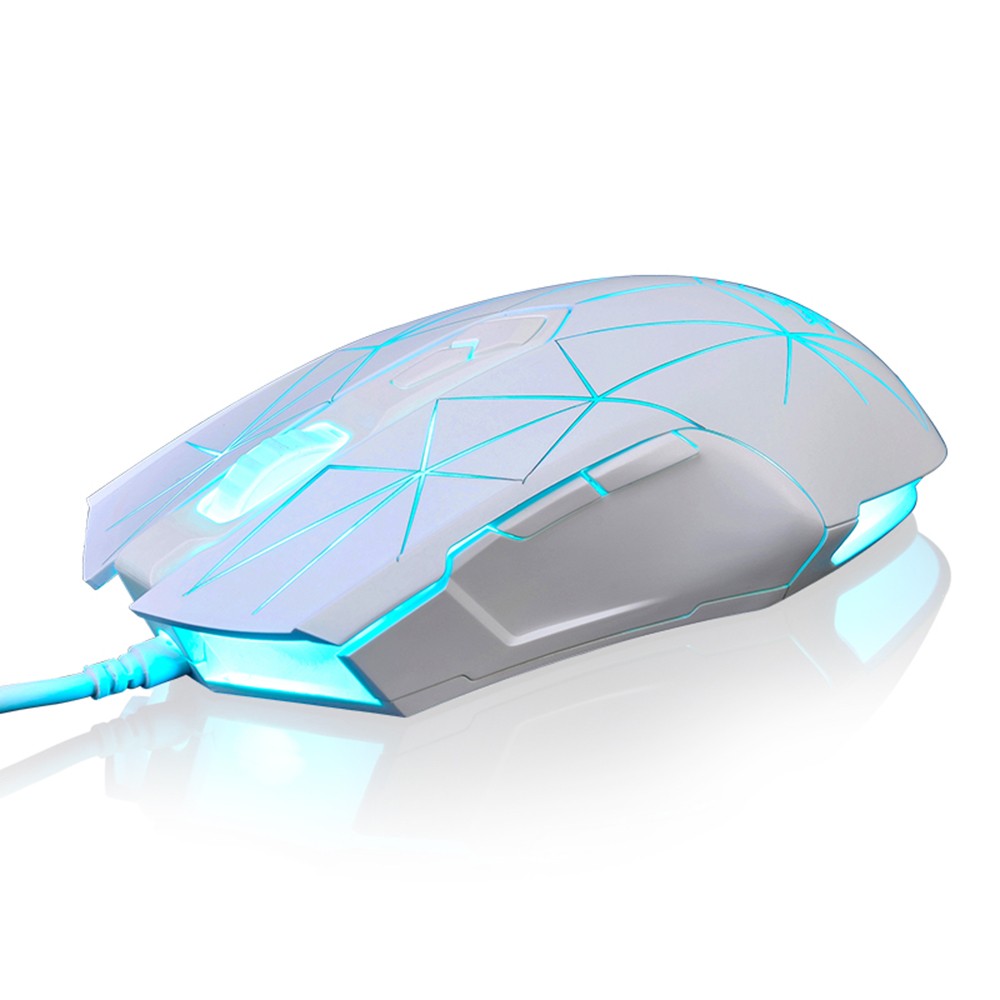 Ajazz AJ52 RGB Gaming Mouse 7-speed DPI - white 1. 
