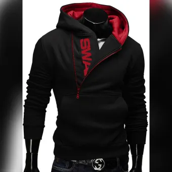 Male zipper hooded jacket Clearance