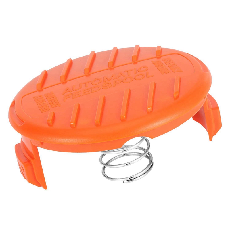 Delicate product 8-Pack RC-100-P Replacement Spool Cap Covers and Spring for Black-Decker AFS Trimmer GH600 NST2018 CST2000. 