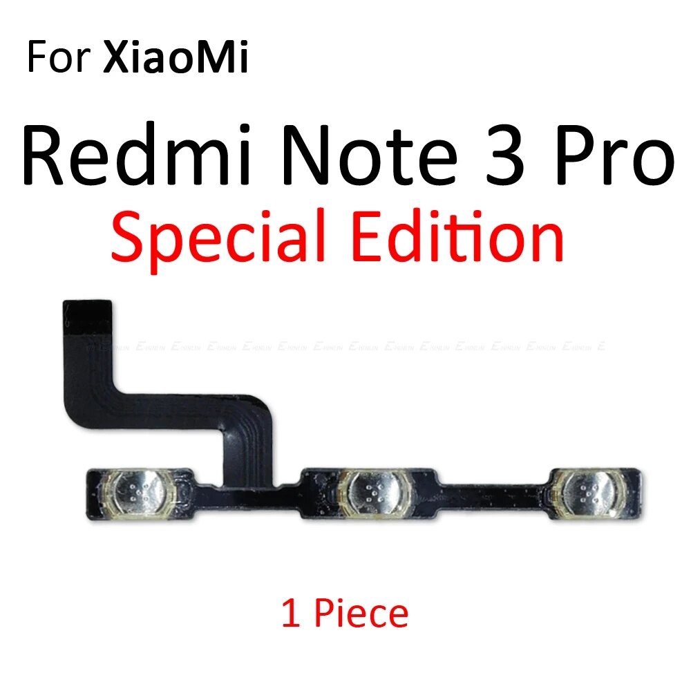 Power On Off Button Volume Switch Key Control Flex Cable Ribbon For XiaoMi Redmi Note 5 5A 4 4X 4A 3 2 Pro Plus. 
