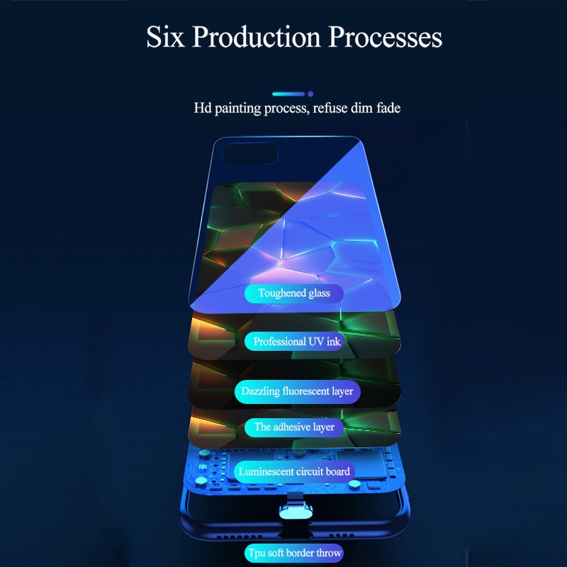 LED Lighting Phone Case for IPhone 12 13 14 Pro Max 11 X XR XS 7 8 Plus SE 2020 Flash Up Luminous Cases Case. 