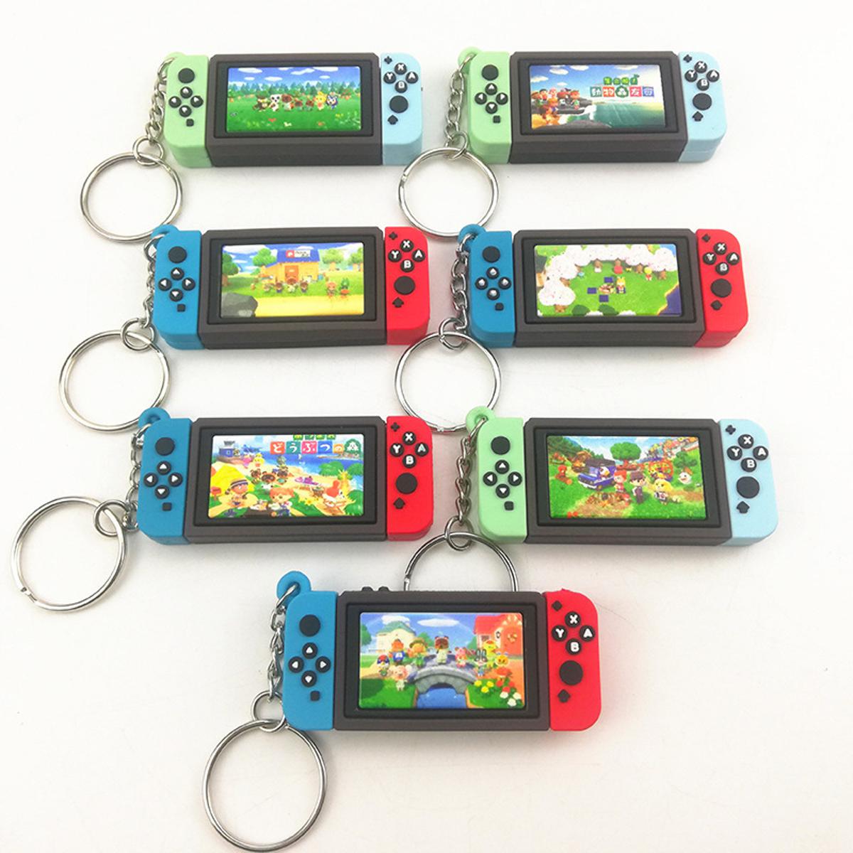 Switch Game Machine Keychains Nintendo Switch Keyring Charm Bag