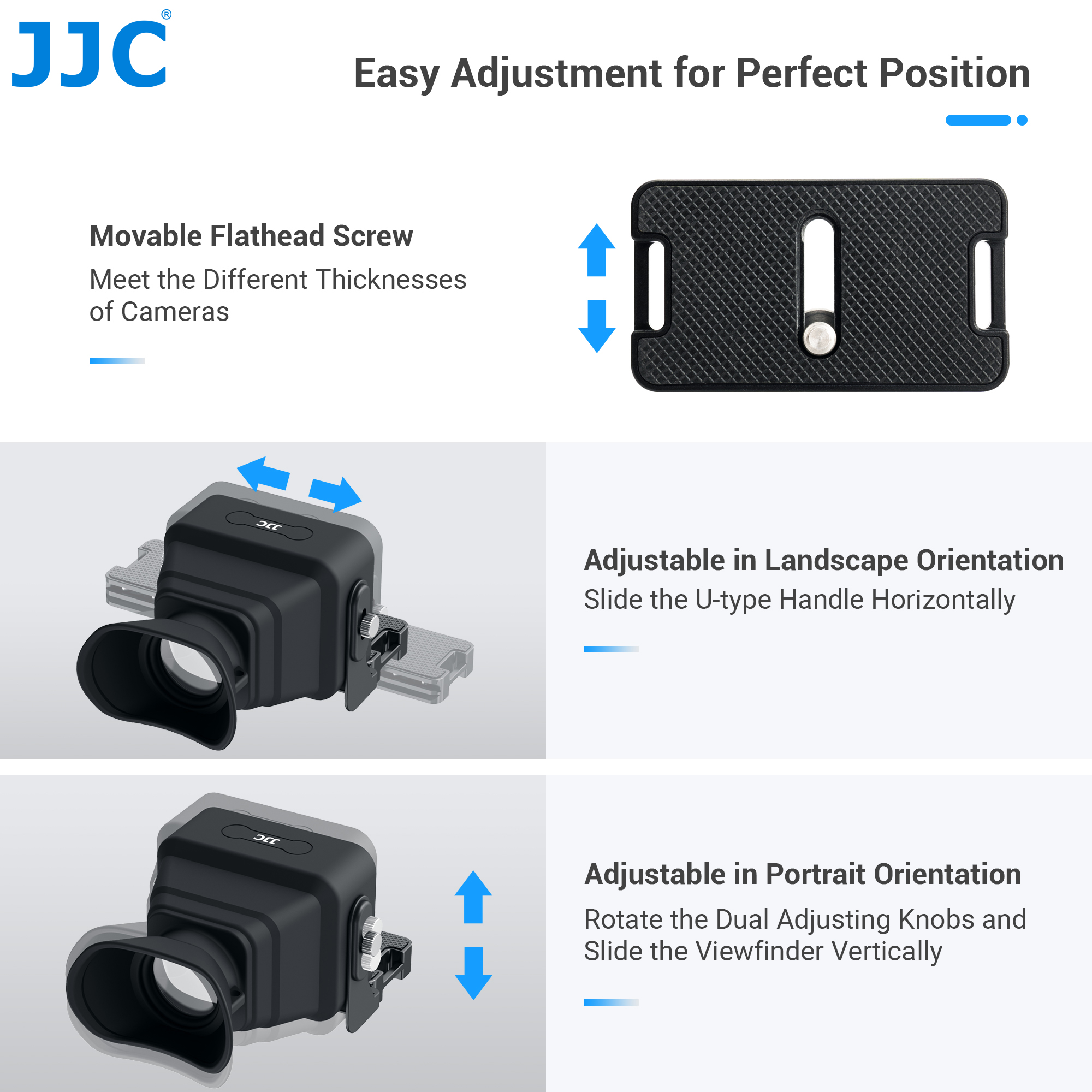 JJC Viewfinder Soft Silicone LCD Screen Viewfinder Foldable View Finder for Nikon Sony FX30 FX3 A7CR A7C II Camera Accessories. 