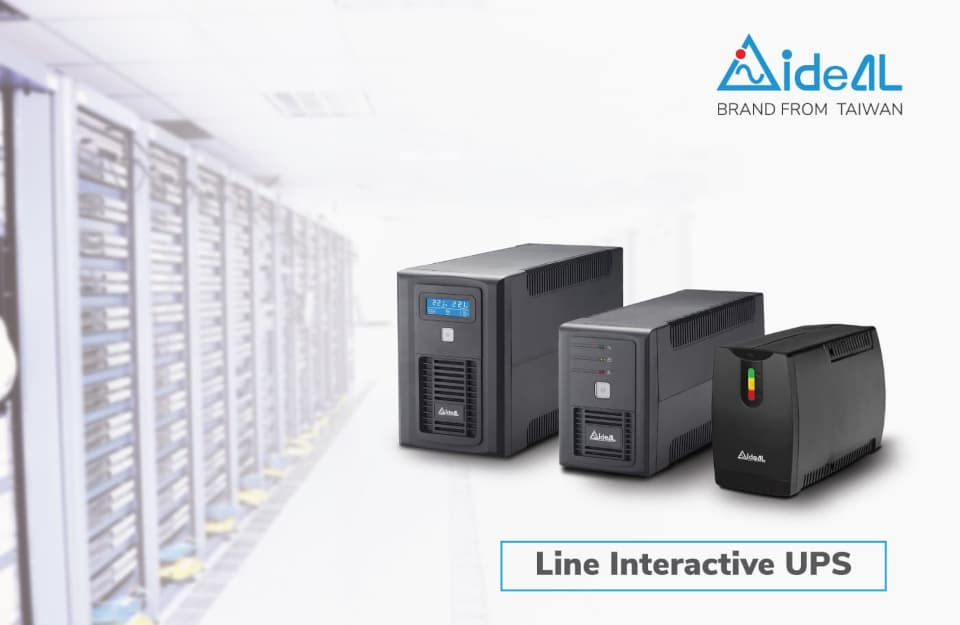 IDEAL-5106CW 650VA/300W Line Interactive UPS. 