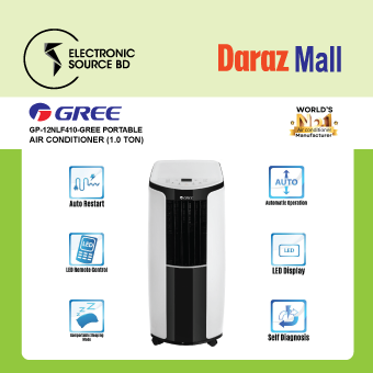 GREE PORTABLE AIR CONDITIONER GP-12NLF  - White