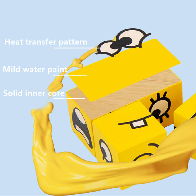 Emoji Cube face Game for Kids | Expressions Matching Block Puzzle Toy Toddler Toy | Cute Face Changing Cube. 