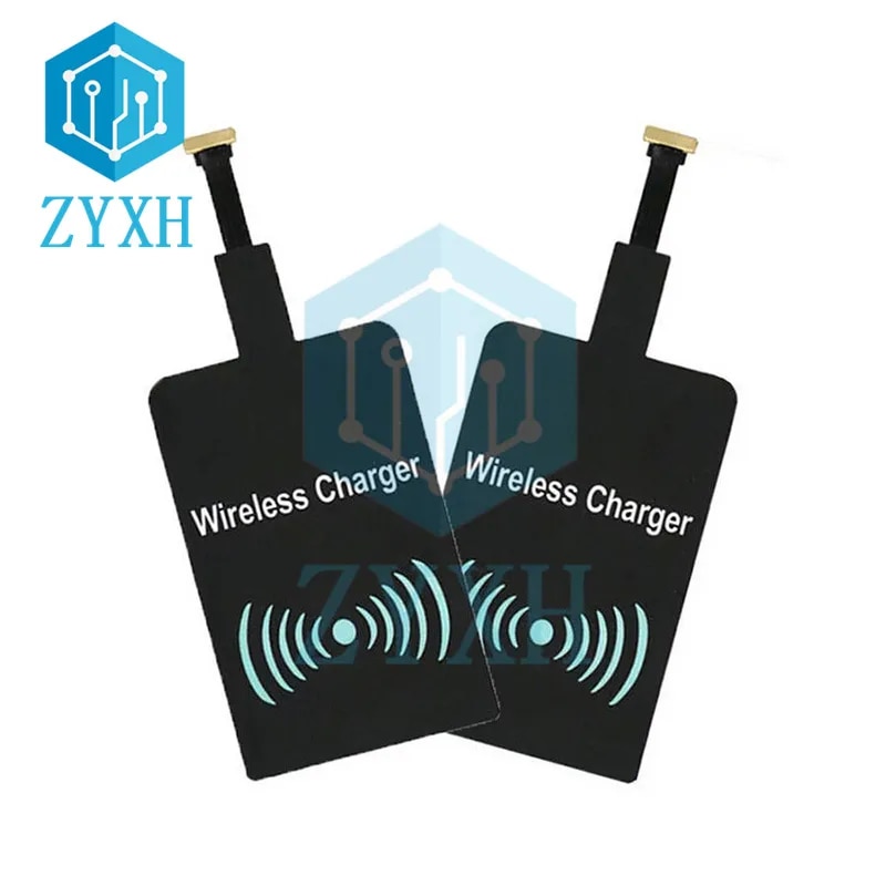 5V 1.5A Wireless Charger Receiver Type C Micro USB Qi Fast Wireless Charging Adapter for IPhone Android Samsung Huawei Xiaomi. 