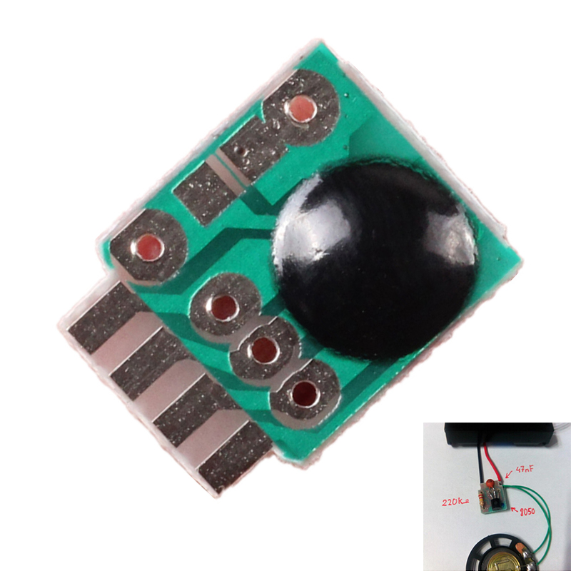 Sound Module For Toy IC Chip 10pcs Siren Music Integration Module 3V Alarm Voice Sound Chip Module Police Music for DIY/Toy. 