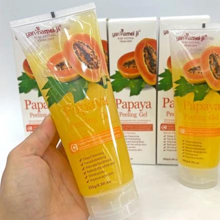 PAPAYA PEELING "GEL" &
POMEGRANATE PEELING GEL.
250gm