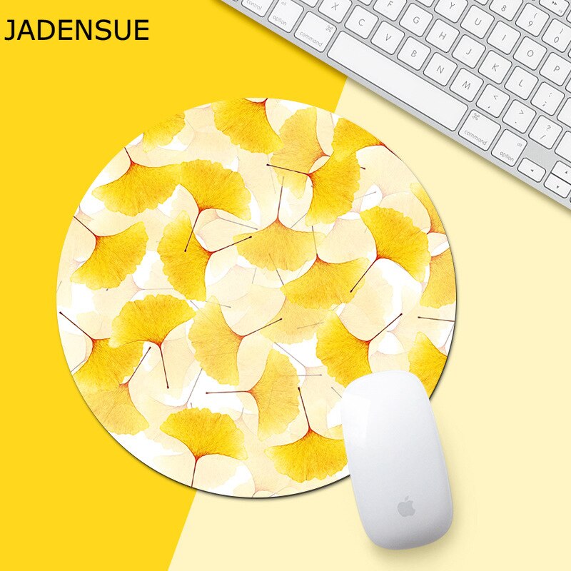 Round Cute Mouse Pad Kawaii Deskpad Table Mats Office Carpet Desk Mats Mouse Mat Mousepad Rubber Mat for Computer Table Keyboard. 