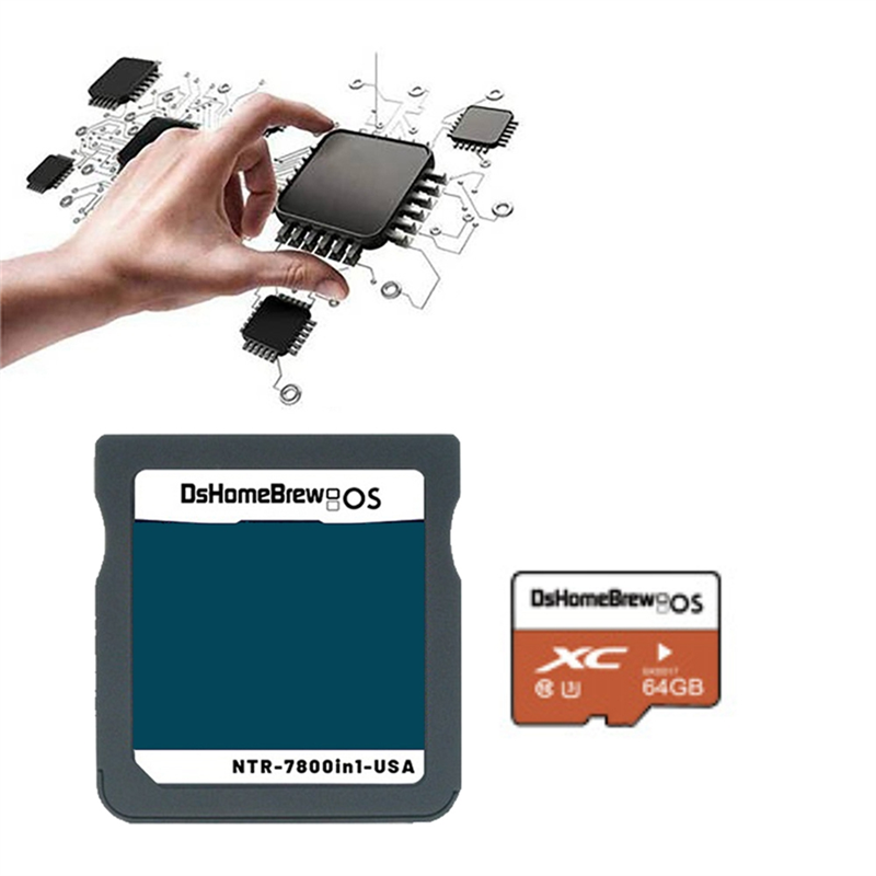 7800 in 1 Compilation Game for Pixel Theme NDSL Game Card Video Game Simulation. 
