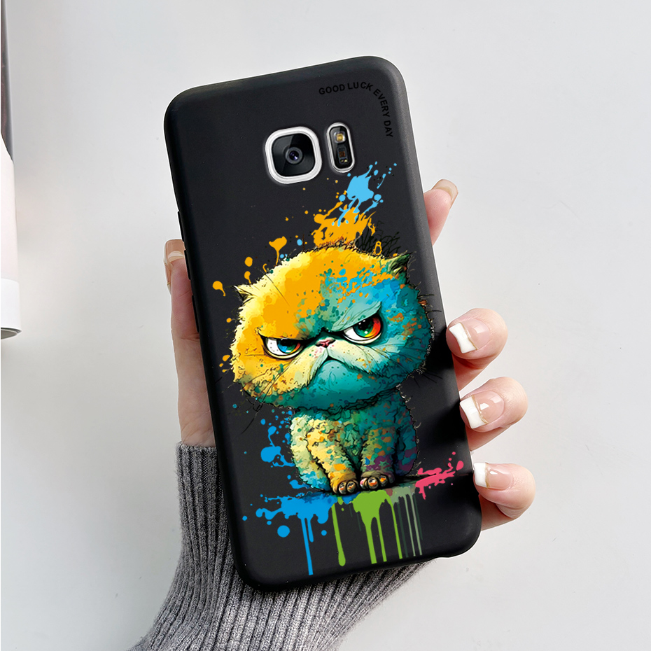 For Samsung Galaxy S7 Edge Case Cute Panda Silicon Soft TPU Back Cover Phone Case For Samsung Galaxy S6 S7 S 7 6 Edge Capa Funda. 