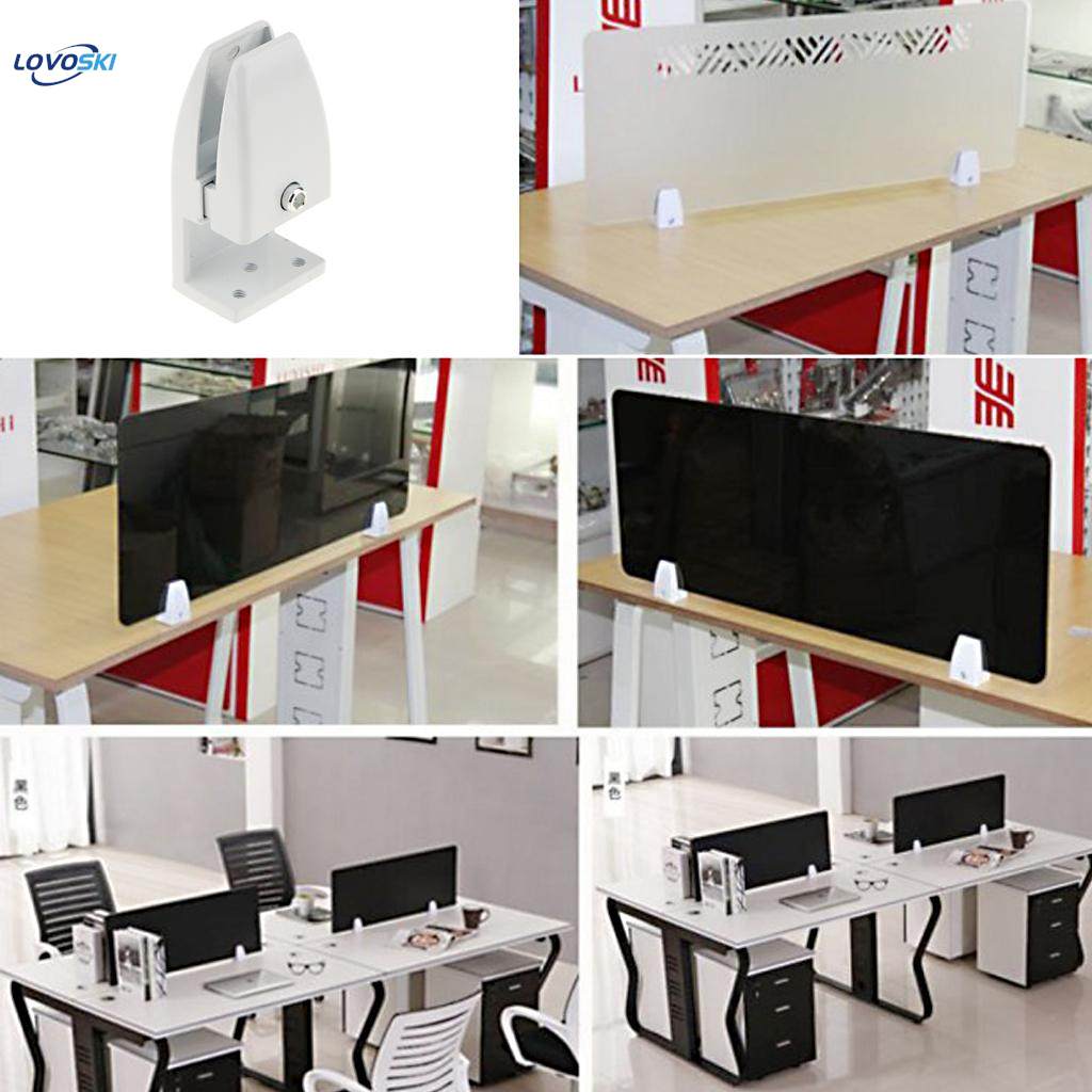 2 Pieces Universal Office Divider Clip Office Partition Privacy Screen Clamp. 