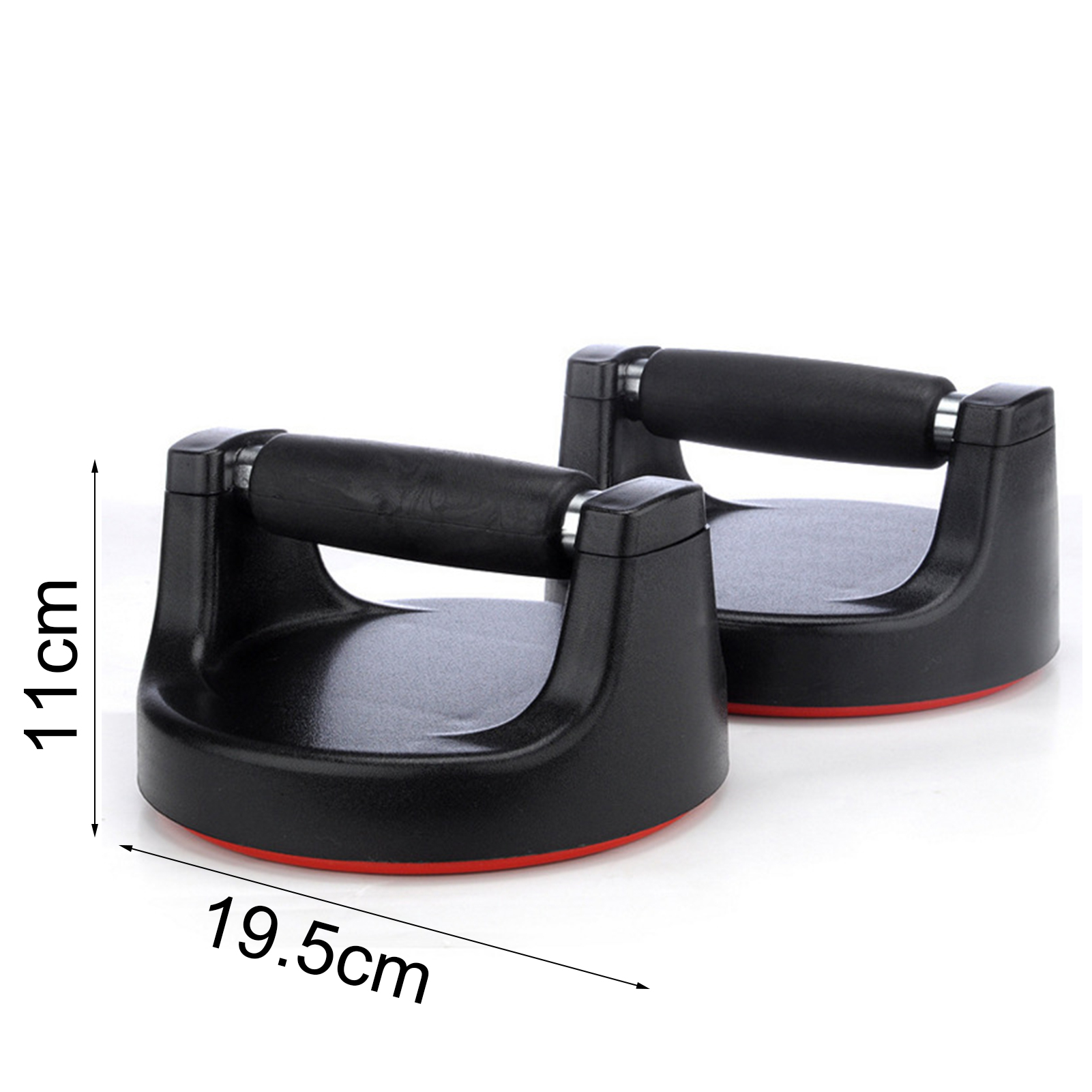 2Pcs Push Up Bars Round Antiskid Durable 360 Degree Rotation Press-up Stand for Exercise. 