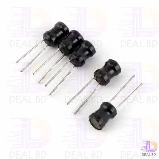 10Pcs- Radial Inductor 33uH Magnetic Core Drum Core Choke Power Inductor Through Hole Lead For P.C.B Board Electronics Projects DIY. 