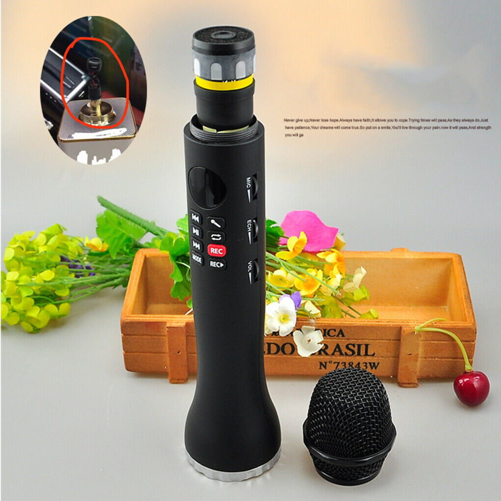Karaoke L - 598 Bluetooth Microphone Portable Speaker 9 Watt. 