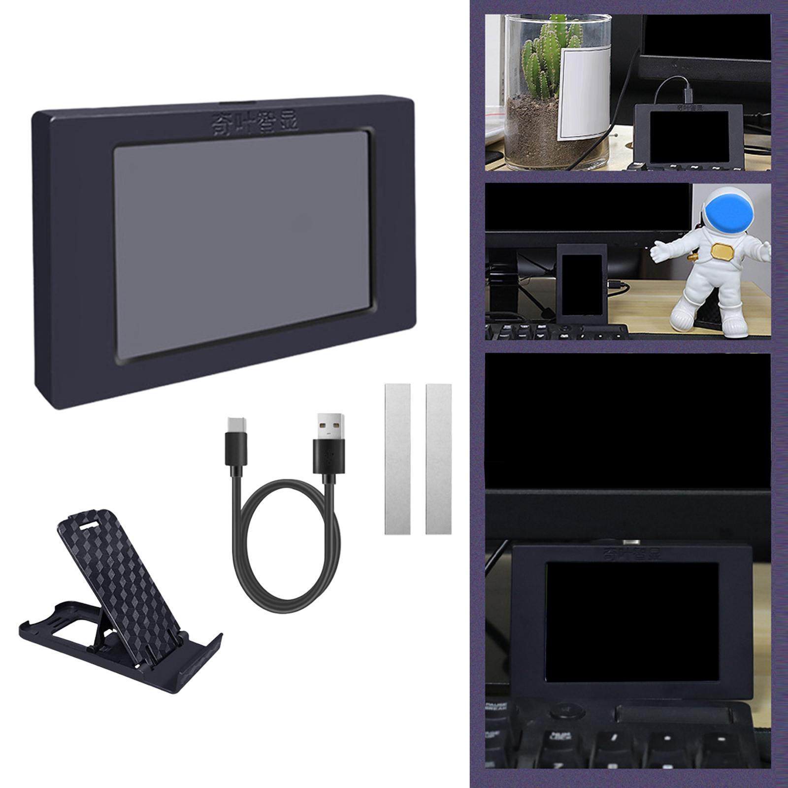 IPS Screen Monitor for CPU GPU RAM HDD 3.5 inch Mini Computer Monitor USB Secondary Screen Compact Type C Secondary Screen for. 
