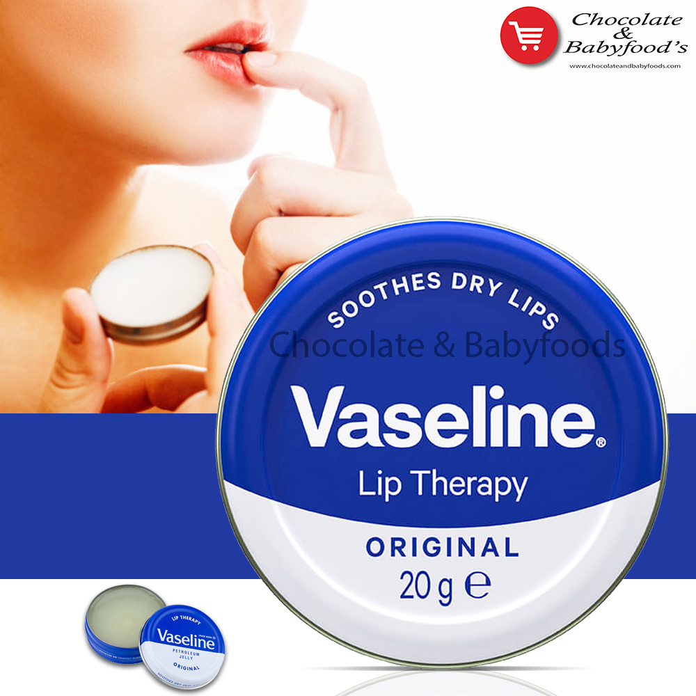 Vaseline Lip Therapy Original 20g - Moisturizing Lip Balm for Soft and  Smooth Lips