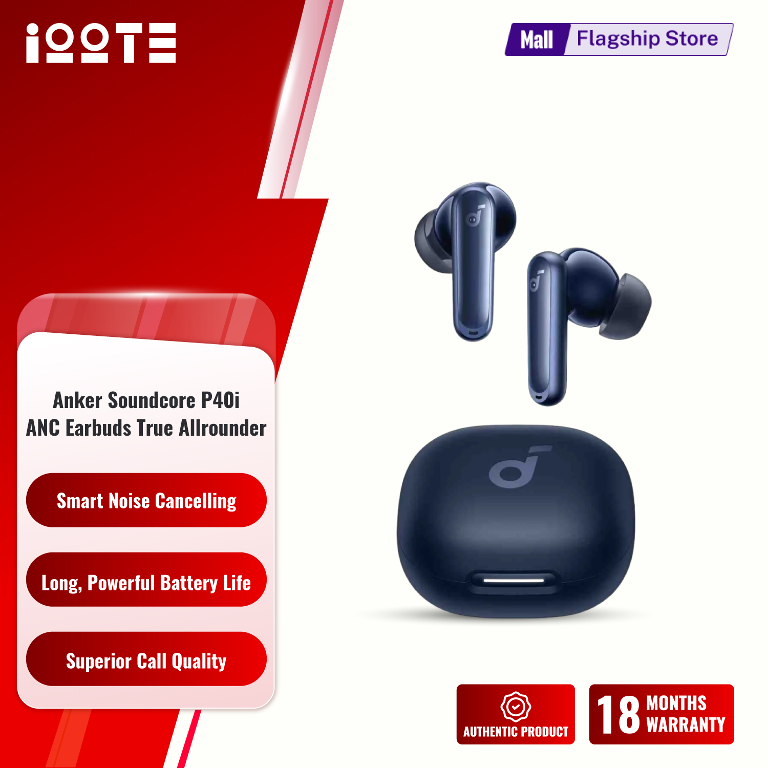 Soundcore P40i ANC Earbuds True Allrounder by Anker. 