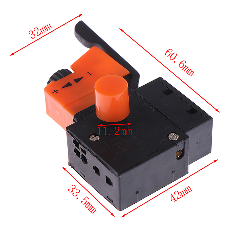 AC 250V/4A FA2-4/1BEK Adjustable Speed Switch Plastic Metal For Electric Drill Demoo. 