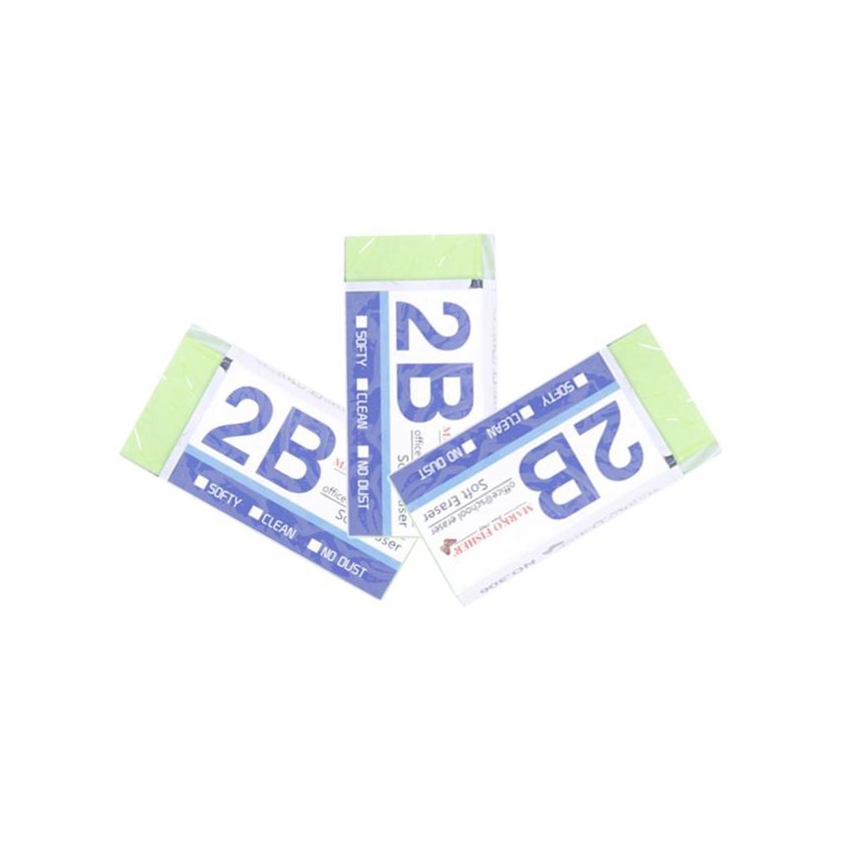 2B Marco Fisher Soft Eraser - 3pcs