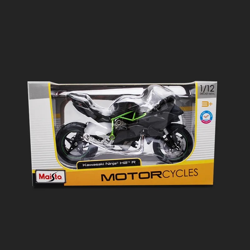 Maisto 1:12 Kawasaki Ninja H2R Die-Cast Vehicles Motorcycle Model Bike Toy Collection. 