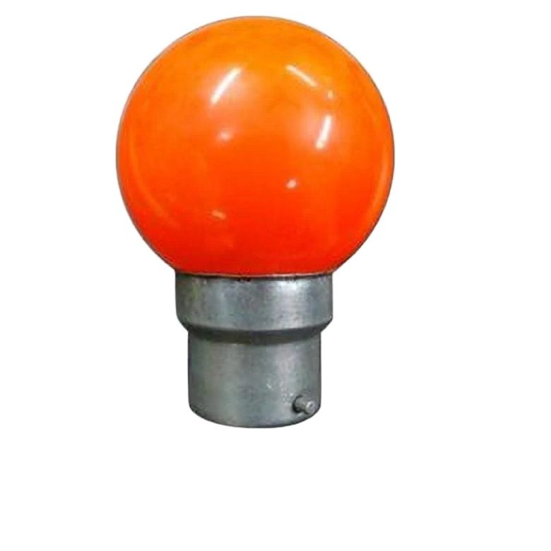 iPOWER Orange Colour Mini 0.5-Watt B22 Base LED Bulb ( Dream Light )