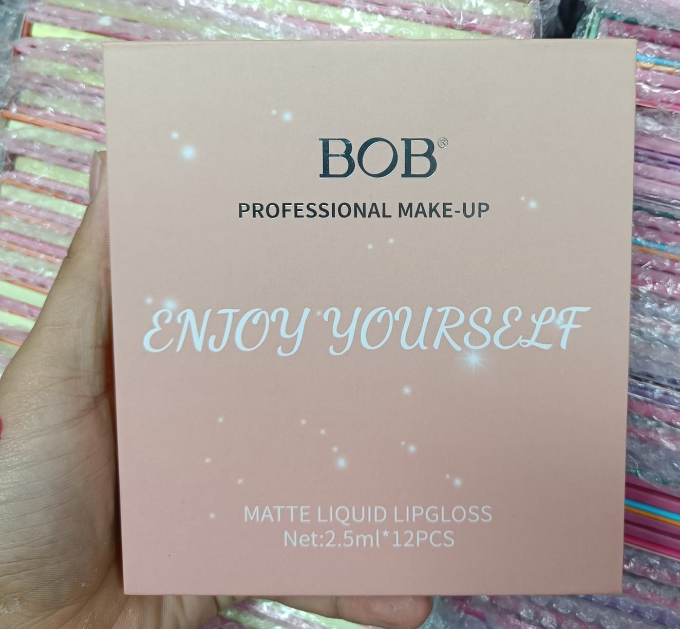 BOB Enjoy Yourself Matte Liquid 12 Color Lip Gloss Set 12 pcs. 