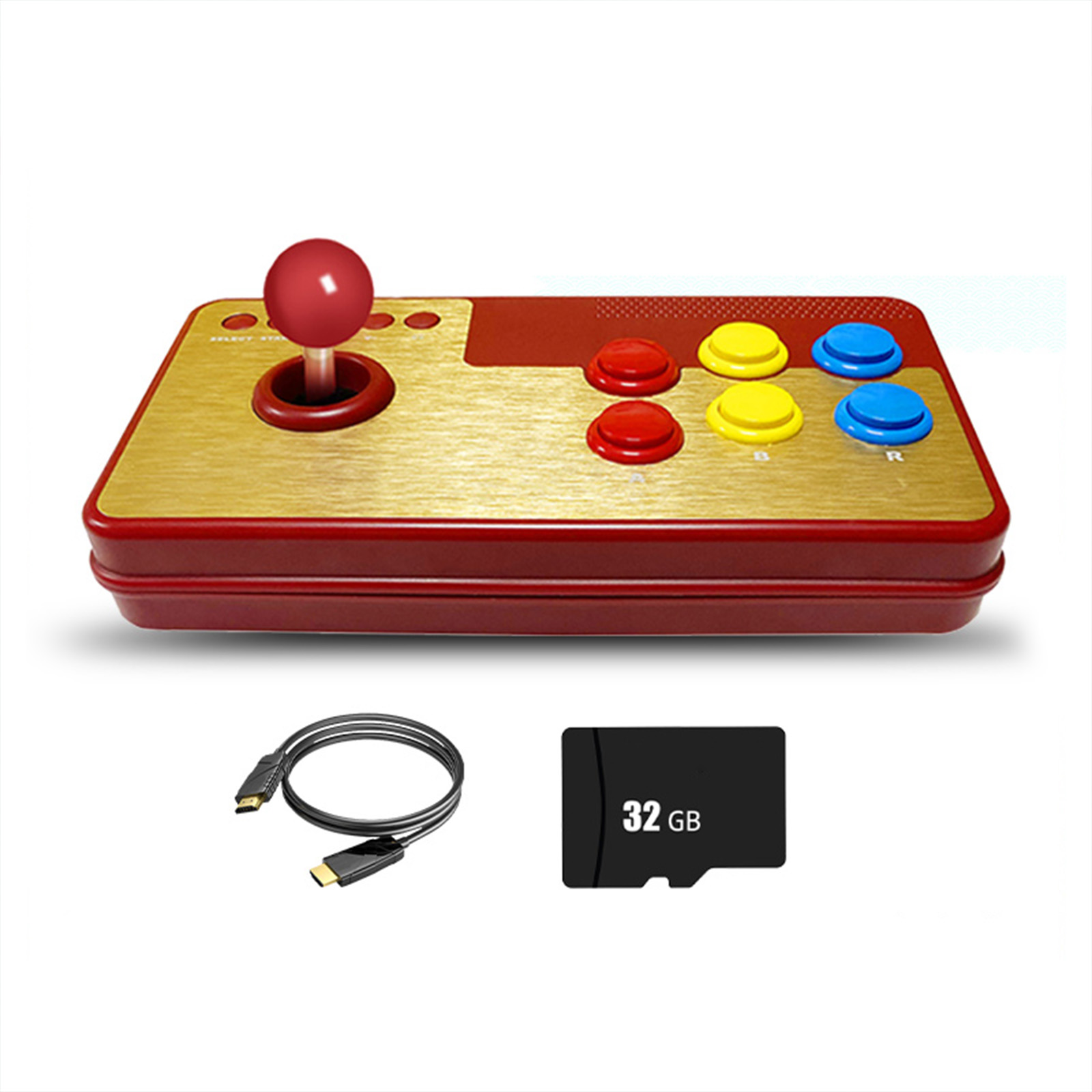Arcade Fight Stick Joystick Hand Control Nostalgic Game Console Arcade  Stick Game Controllers 1000 Games 6 Buttons with 2 USB Ports TF Card for TV  Window PC: Buy Online at Best Prices