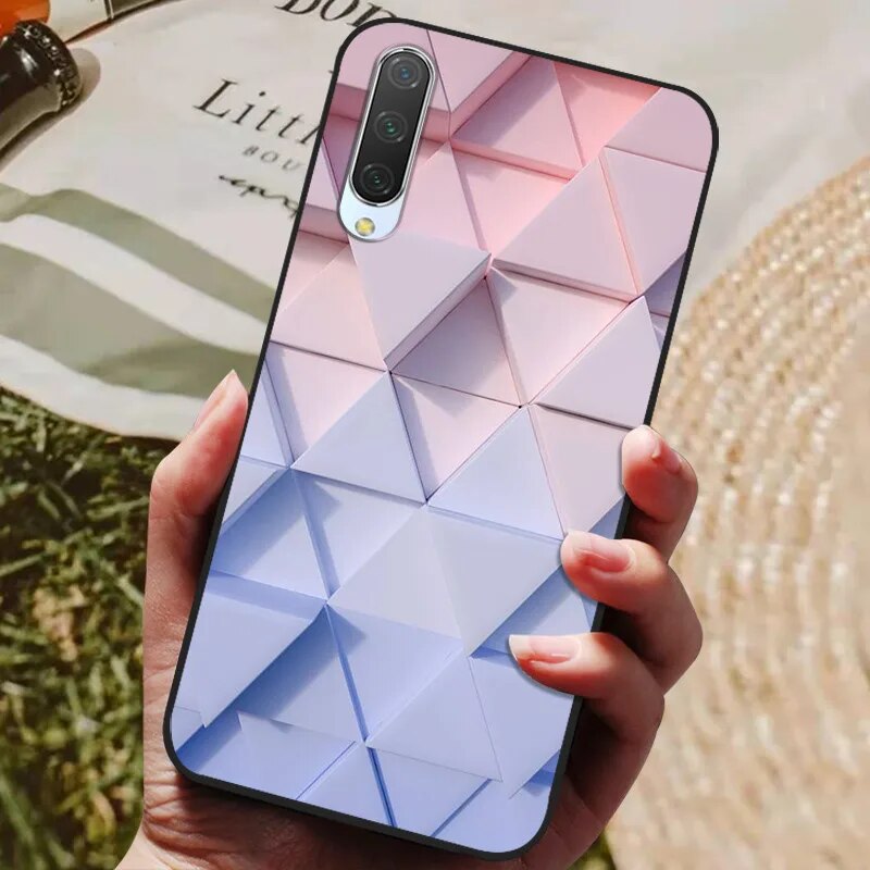 Silicone Cover For Xiaomi Mi A3 Case Full Protection Soft TPU Phone Back Cover Cases For Xiomi MI A3 MiA3 bumper Coque Cat Wolf. 