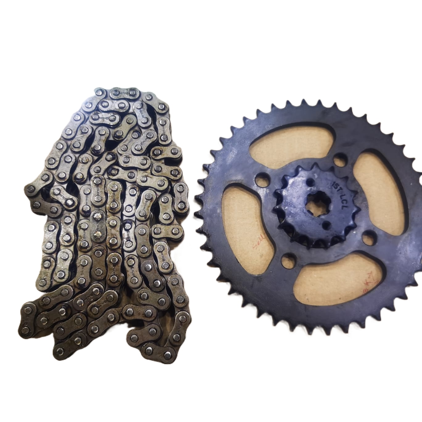Chain Sprocket Set Bajaj-Pulsar 150 Single Disc all model. 