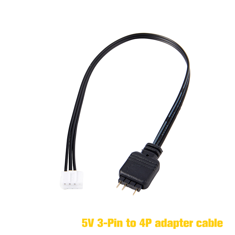 5V 3Pin ARGB Interface Adapter 4/6PIN Jack Adapter Cable for COOLMOON Controller. 