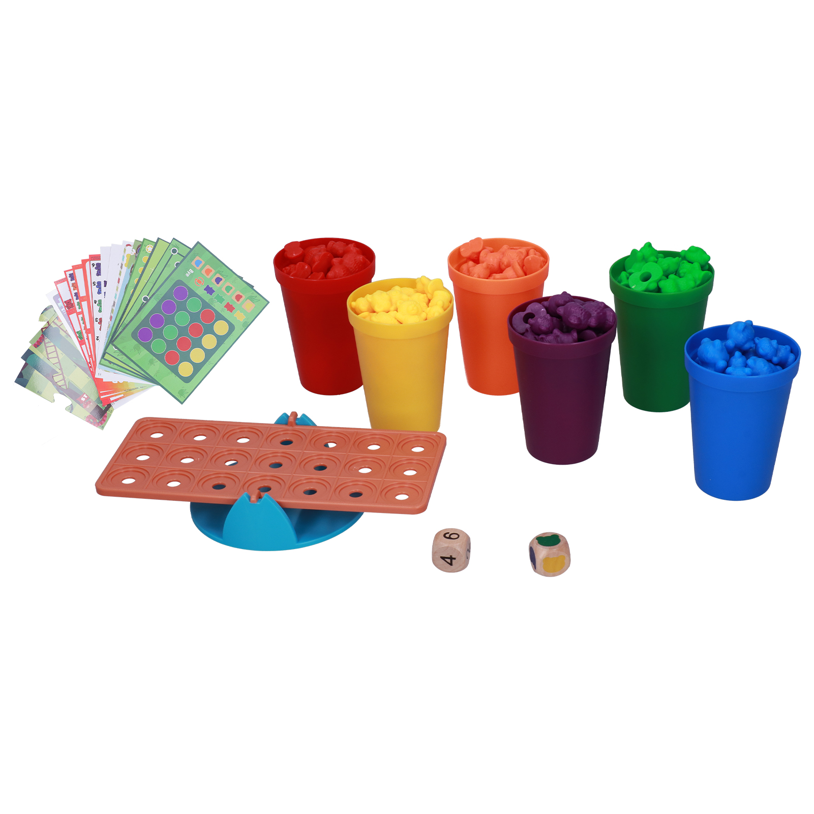 Limeng La Kid Counting Bears Toys Children Color Matching Sorting Mathematics Educational. 