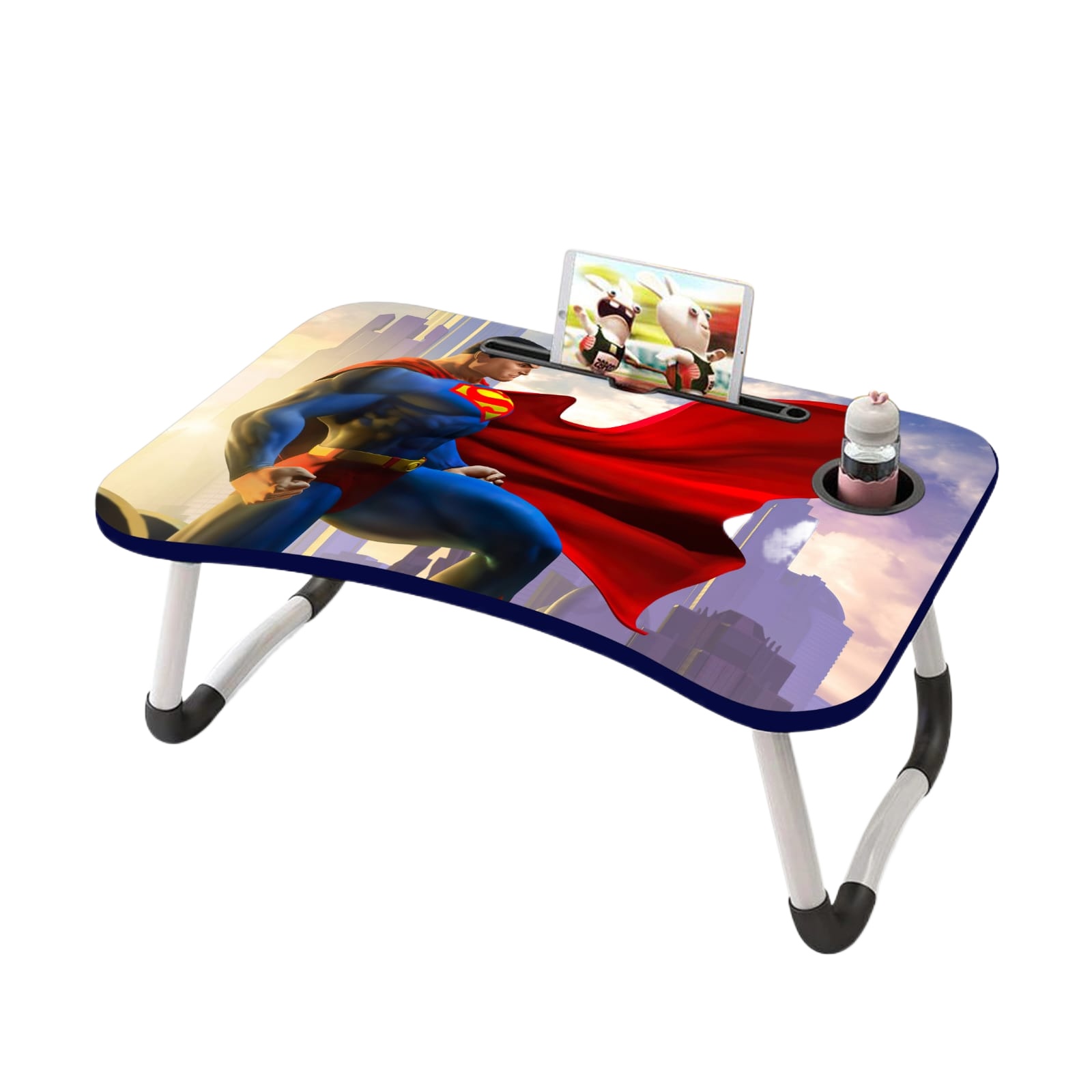 Car Digital Printed Portable Foldable Home Laptop/Notebook Stand Desk/Table for Study. 