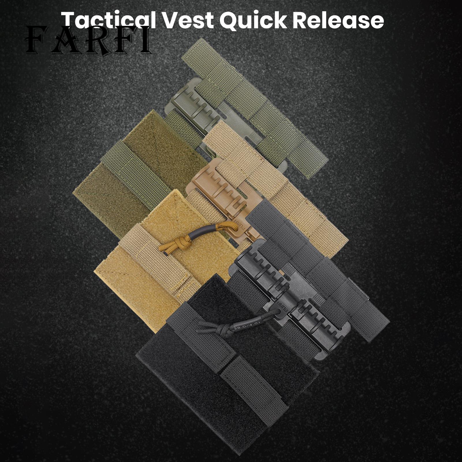 Tactical Gear Outdoor Tactical Vest with Quick Release Durable Versatile Camping Gear. 