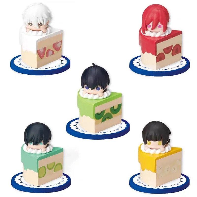 Blue Lock Cake version Jujutsu Kaisen Mini Figures Satoru Gojo Figure Action Geto Suguru Figurine QAnime Model Toys Statue. 