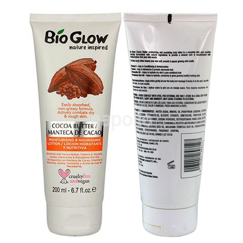 Bio Glow Cocoa Butter Lotion 200ml. 
