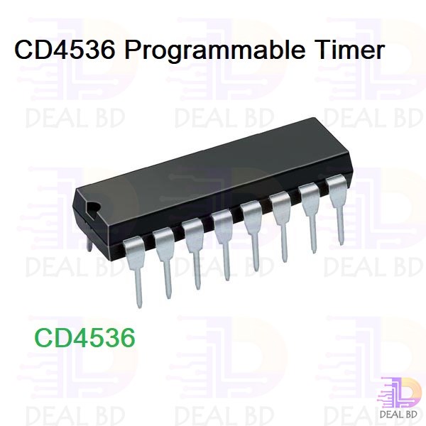 CD4536 IC CD 4536 DIP 16 Pin Programmable Timer IC Electrical Circuitry & Parts. 