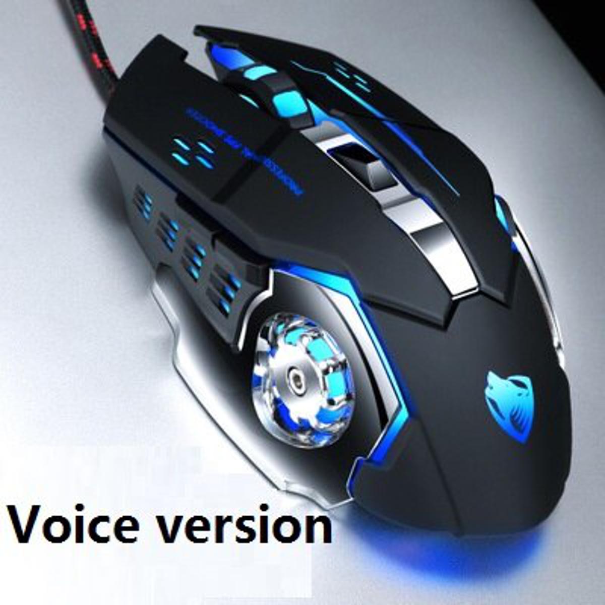 【happy one】PC Gamer Mouse for Competitive Mouse 6 Button 2500dpi Computer Mouse with Backlight Optical Mouse